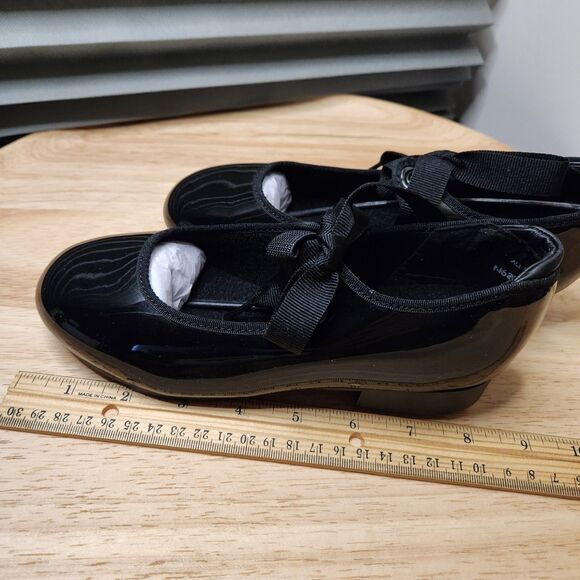 Capezio  | Tap Dance Shoes | Girls Size 4 Black - Picture 10 of 11